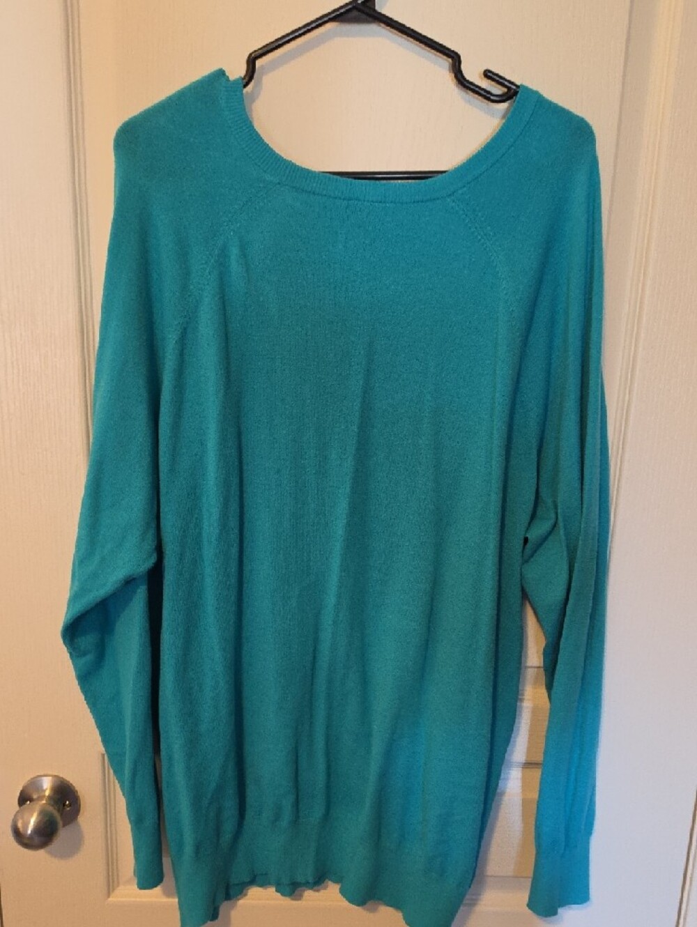 Torrid Bright Blue Ribbed Neck Sweater - Picture 4 of 4